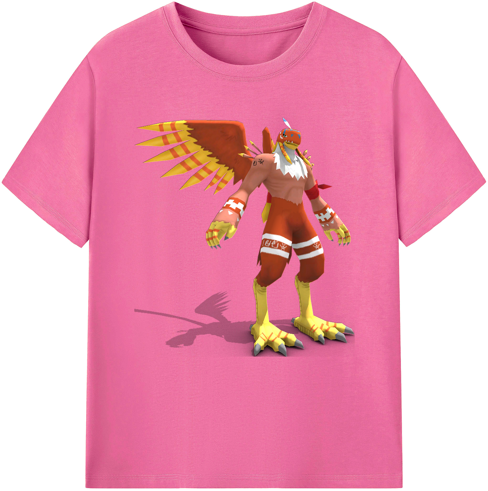 （画像用） Digimon デジタルモンスター/デジモン レディースカジュアルプリントTシャツ（綿100％）